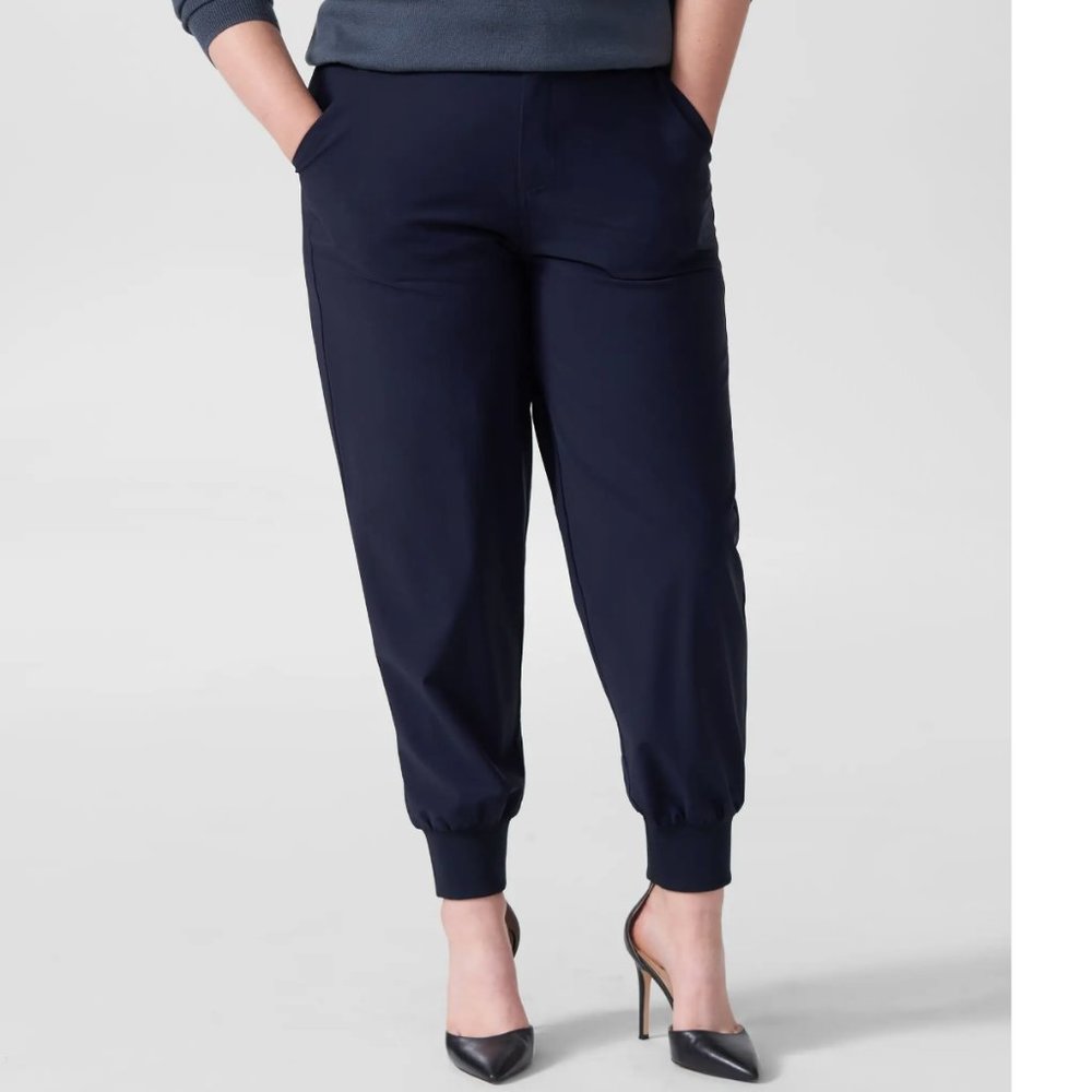 UNIVERSAL STANDARD Minton Suiting Jogger Navy~12~NEW